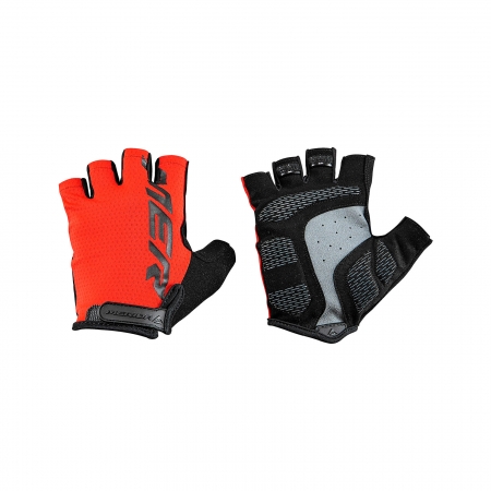 Guantes cortos ciclismo rojos